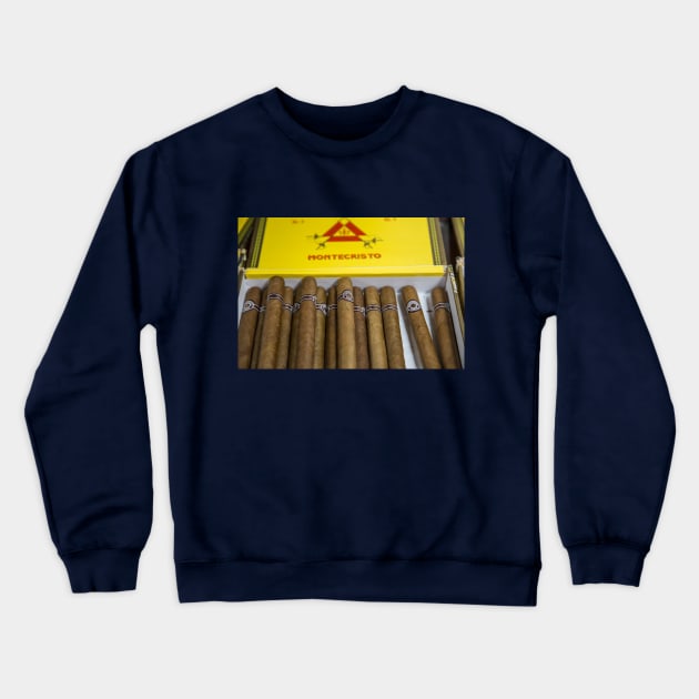 Cuba. Havana. Cigars. Crewneck Sweatshirt by vadim19